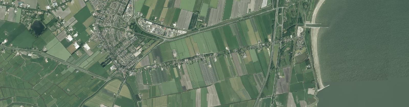 Luchtfoto van Grosthuizen