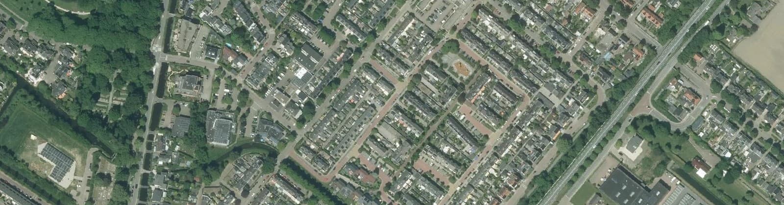 Luchtfoto van Dorp Bergschenhoek