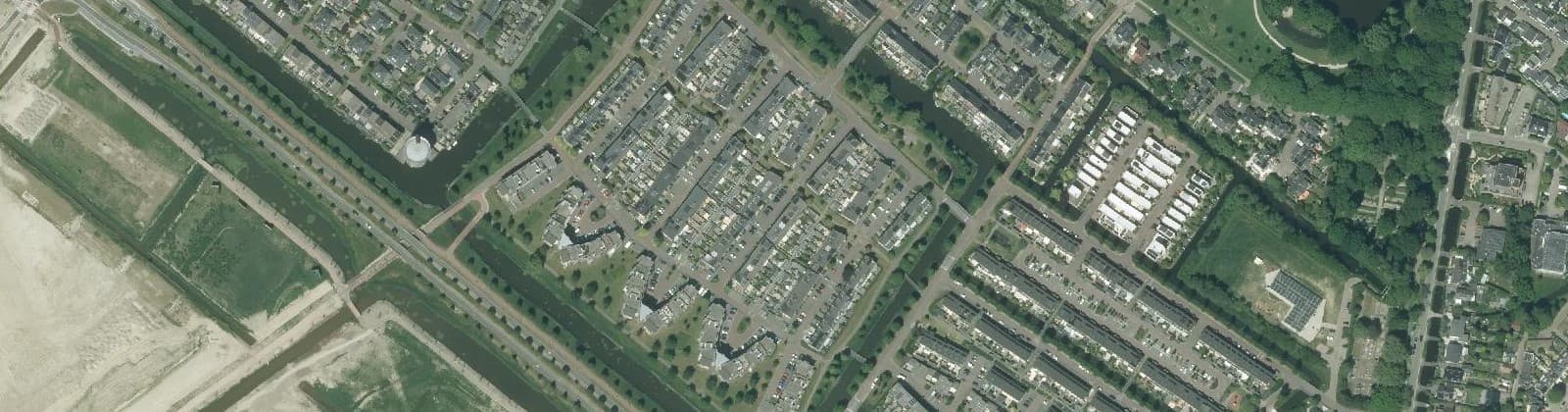 Luchtfoto van Eilandenbuurt
