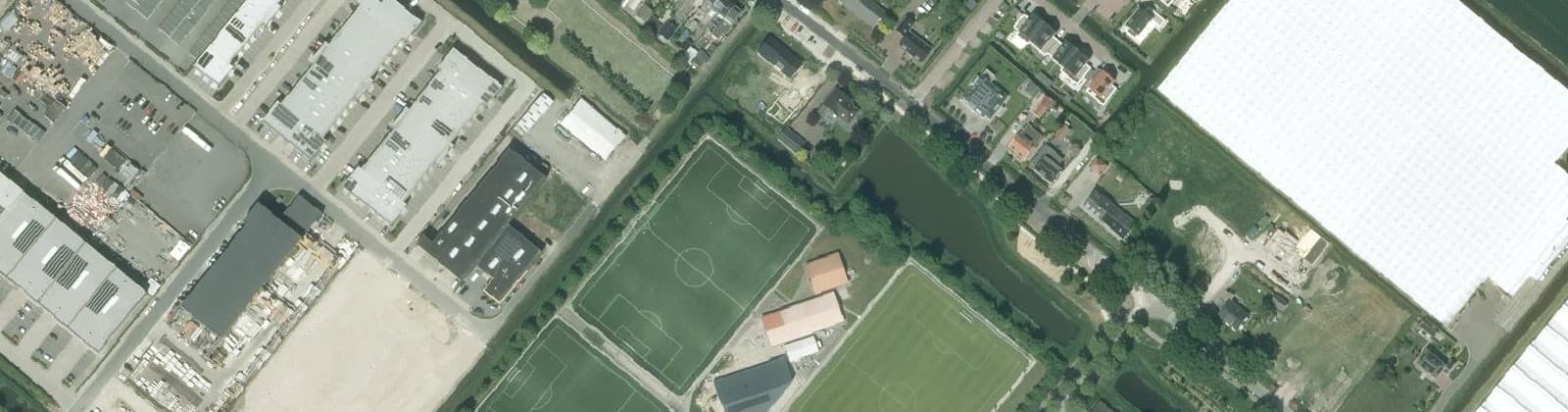 Luchtfoto van Hoeksekade