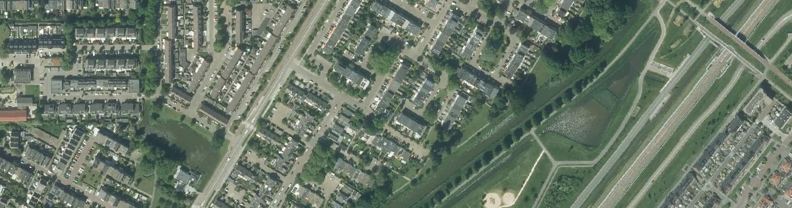 Luchtfoto van Componistenbuurt