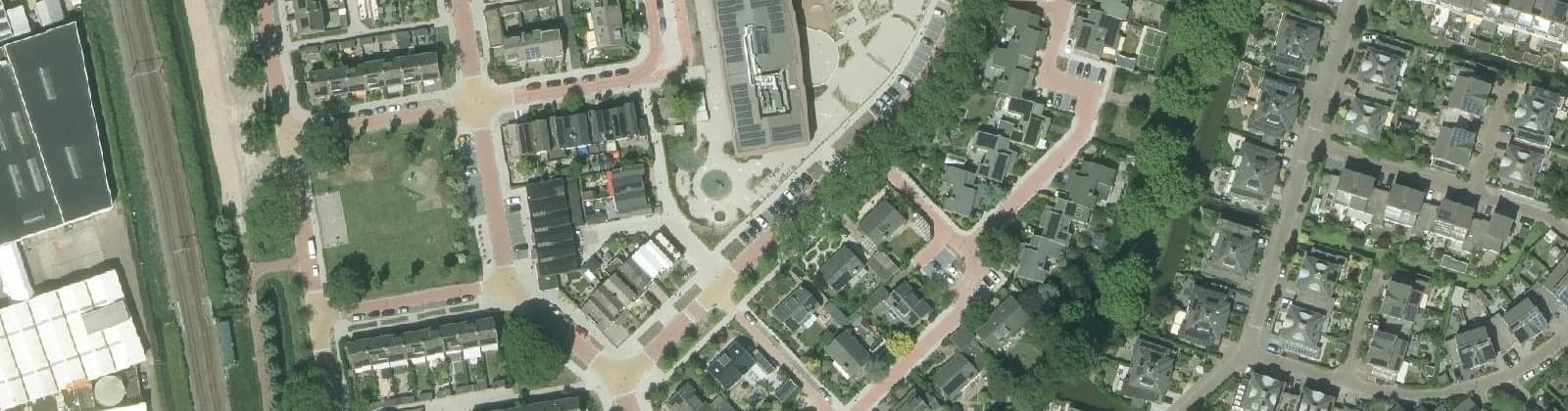 Luchtfoto van Bloemenbuurt