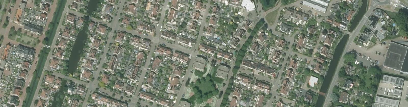 Luchtfoto van Weidebloembuurt