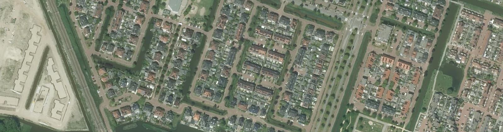 Luchtfoto van Gouden Griffelbuurt