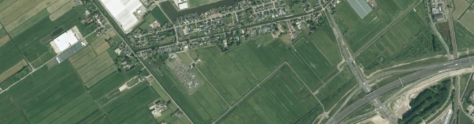 Luchtfoto van Vlinderstrik