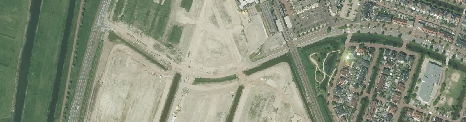 Luchtfoto van Toneelbuurt
