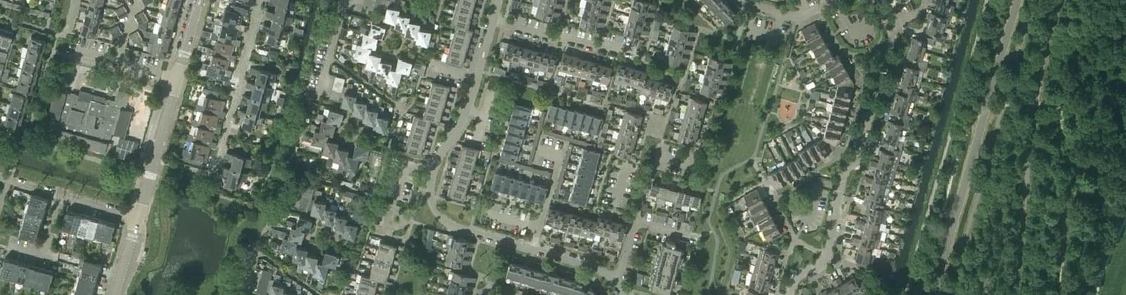 Luchtfoto van Bomenbuurt