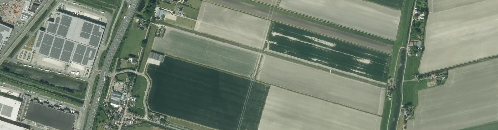 Luchtfoto van Kruisweg