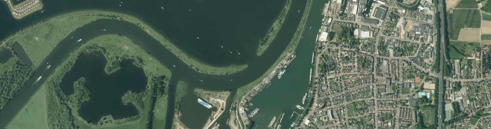 Luchtfoto van Maasbracht