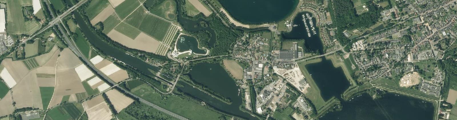 Luchtfoto van Panheel