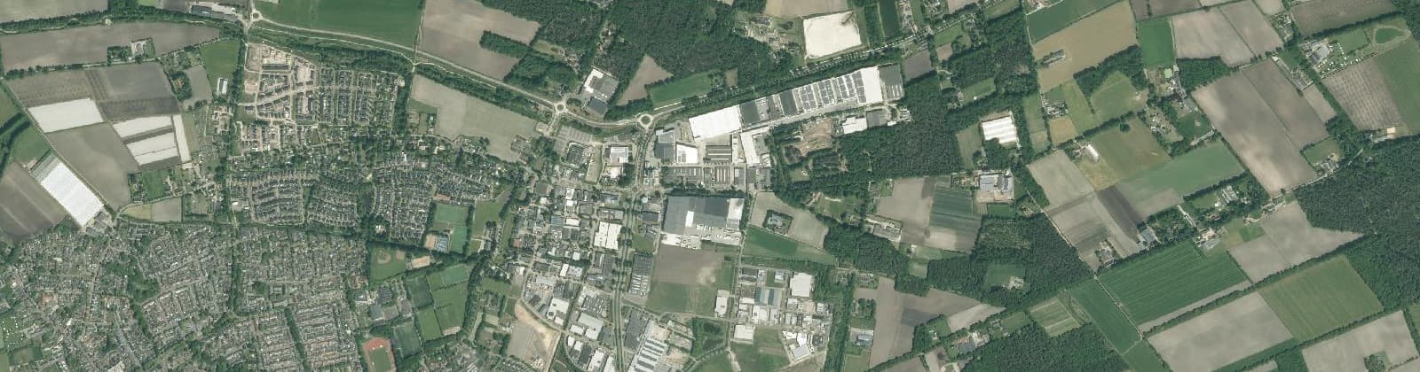Luchtfoto van Industrieterrein Scheiweg