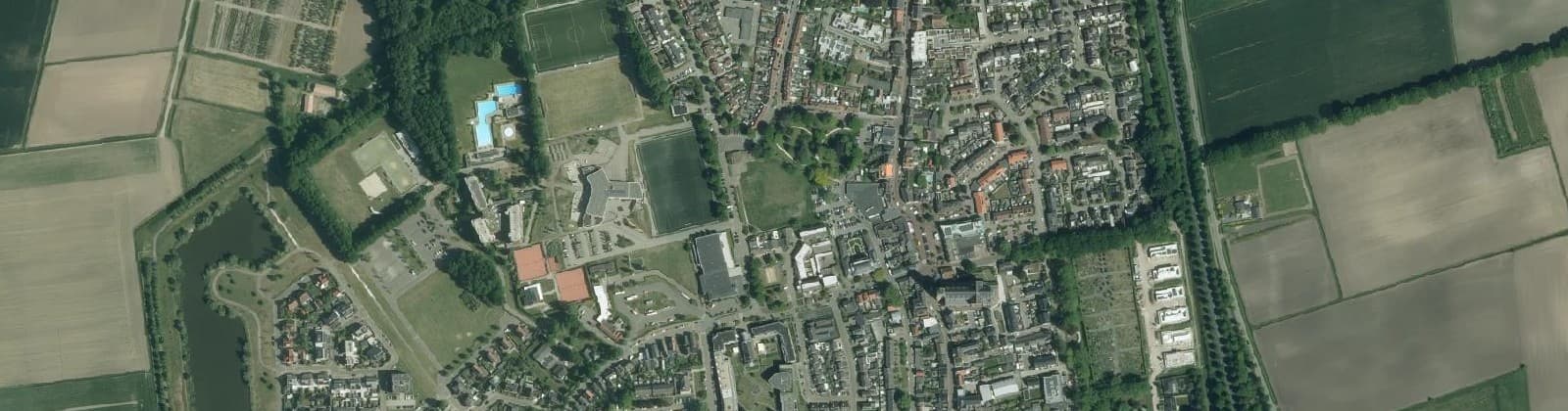 Luchtfoto van Oud Gastel