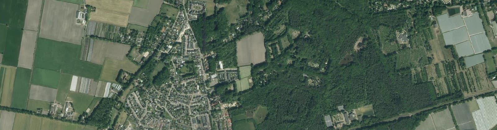 Luchtfoto van Verspreide huizen Bosschenhoofd