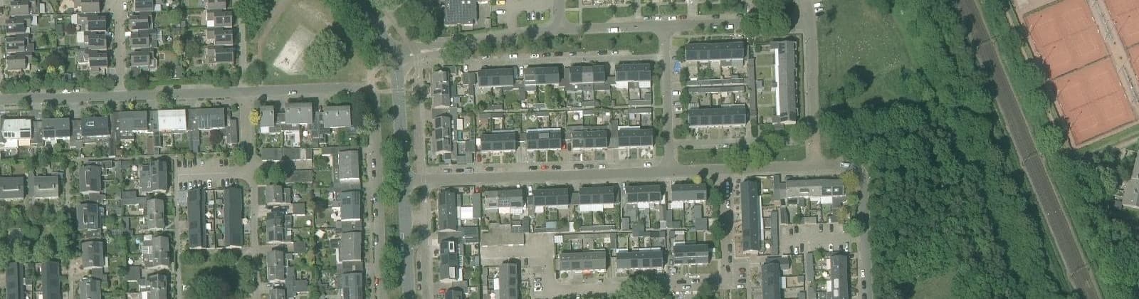 Luchtfoto van Nieuwe Hoeven Zuid