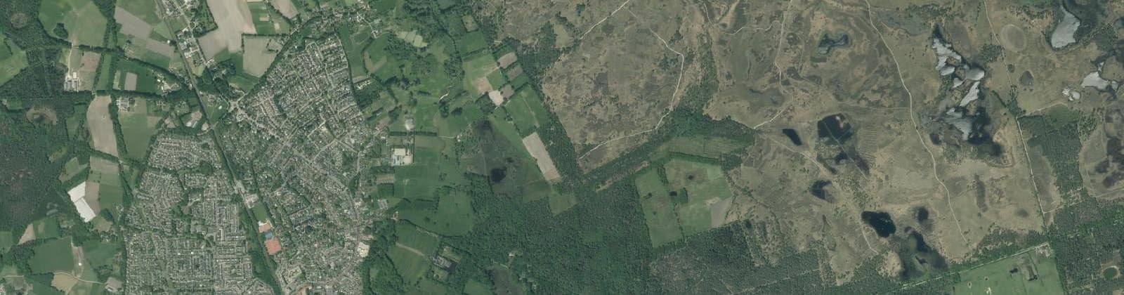 Luchtfoto van Buitengebied Heeze Oost