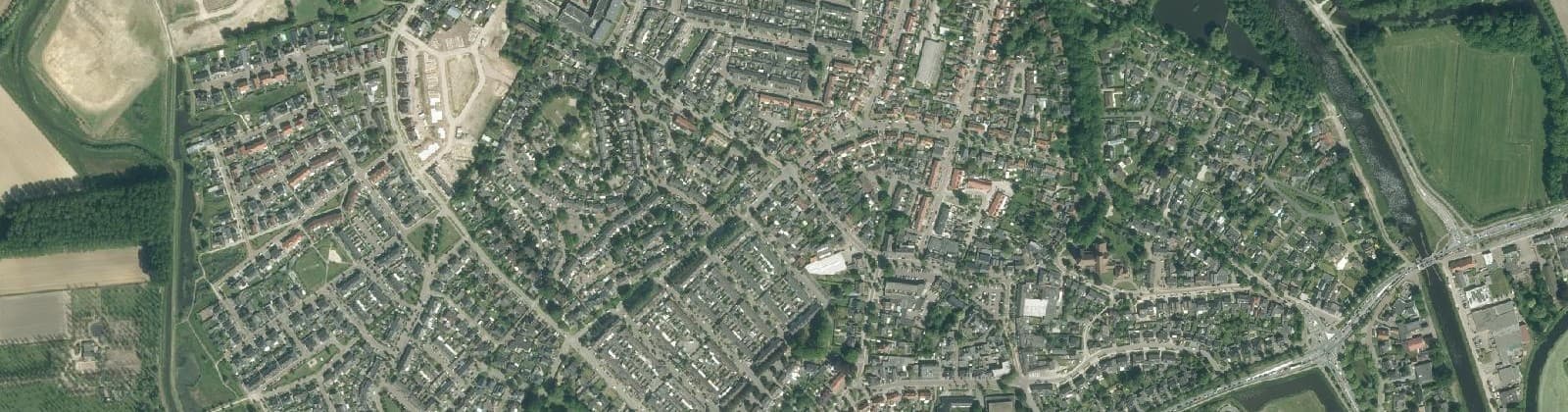 Luchtfoto van Beek