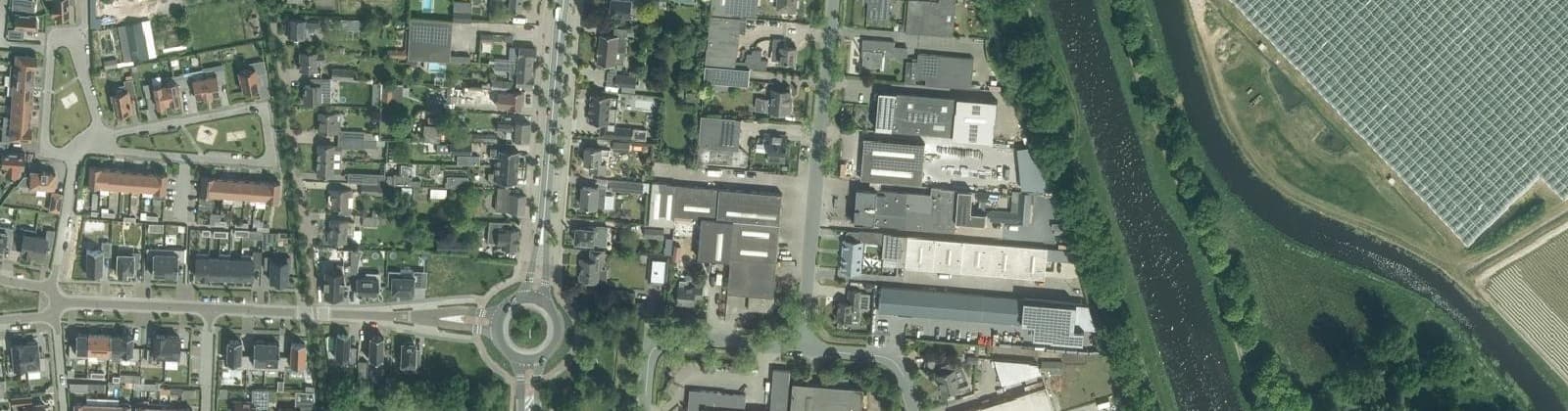 Luchtfoto van Bedrijventerrein Beekerheide