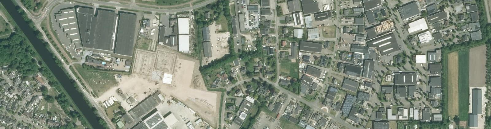 Luchtfoto van Bedrijventerrein Bemmer