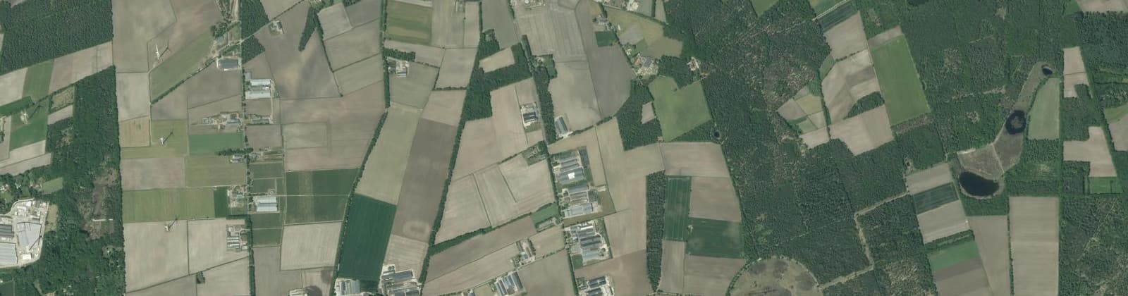 Luchtfoto van Buitengebied ten zuiden van Reusel