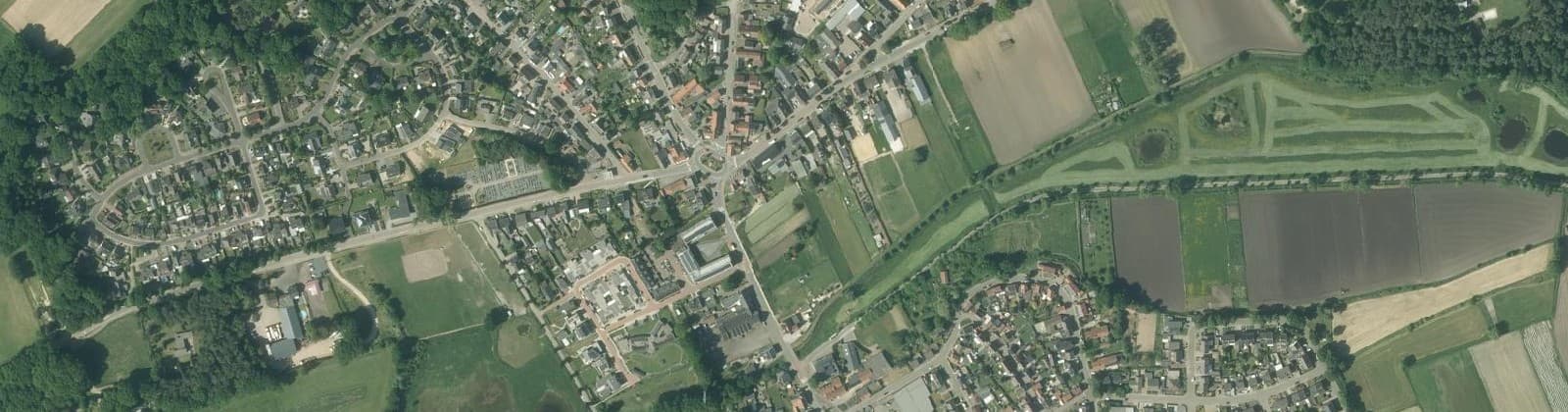 Luchtfoto van Montfort