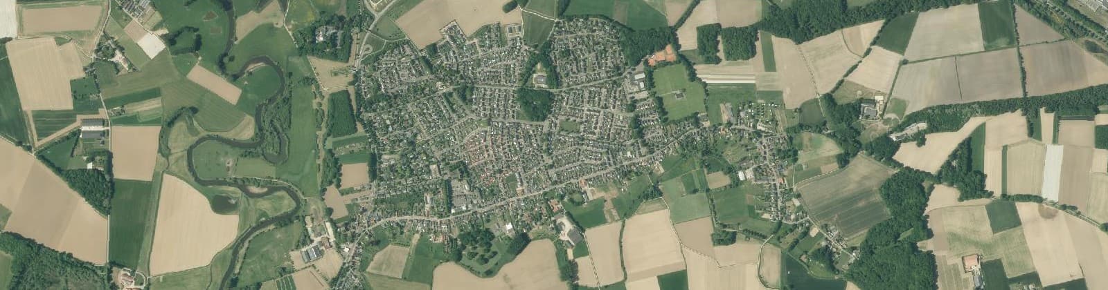 Luchtfoto van Melick