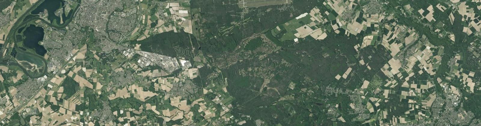 Luchtfoto van Buitengebied Herkenbosch