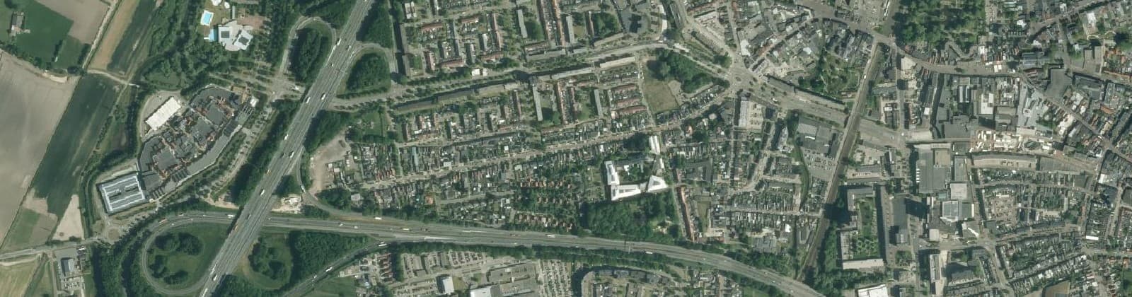 Luchtfoto van Heerma van Vossstraat-Molenbeek