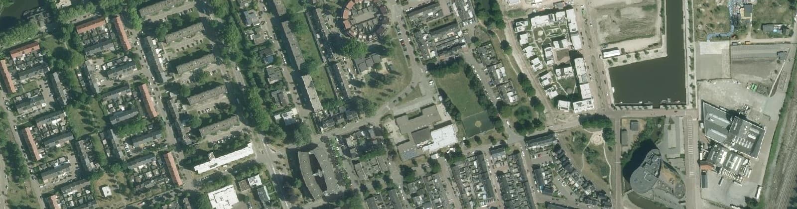 Luchtfoto van Scherpdeel