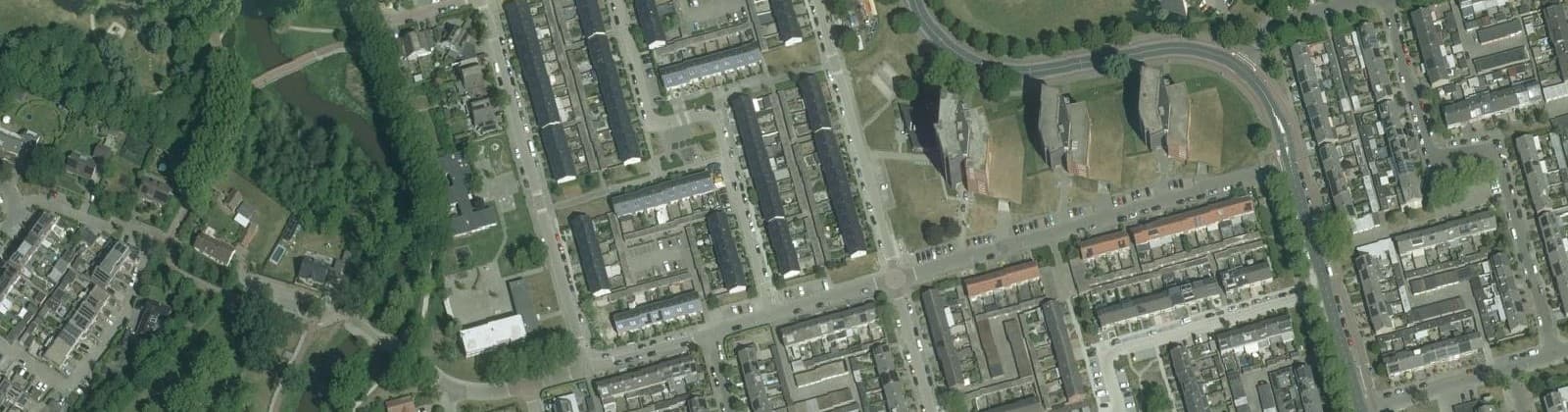 Luchtfoto van Kroeven-Zuidwest
