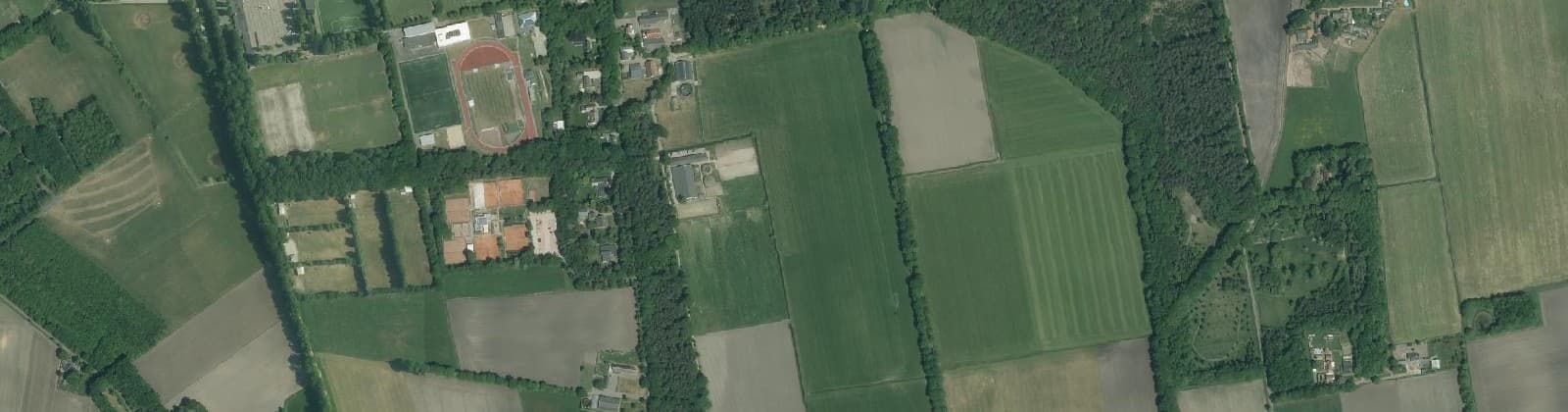 Luchtfoto van Vierhoeven