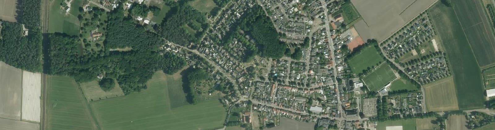 Luchtfoto van Nispen