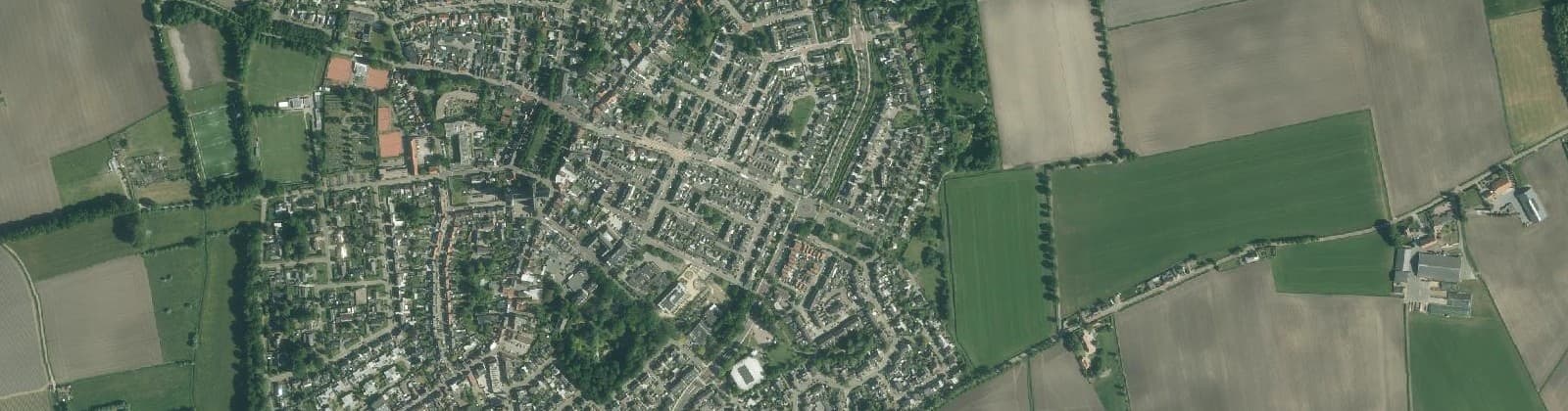 Luchtfoto van Wouw