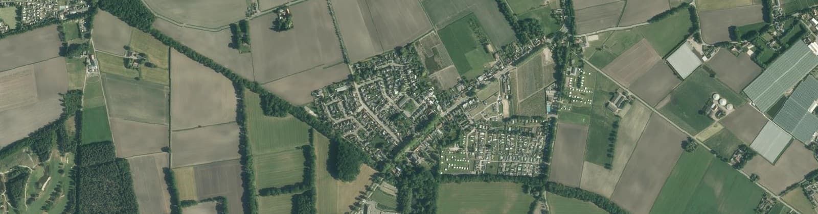Luchtfoto van Wouwse Plantage