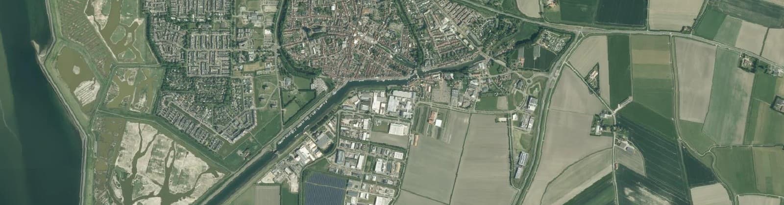 Luchtfoto van Zuidhoek