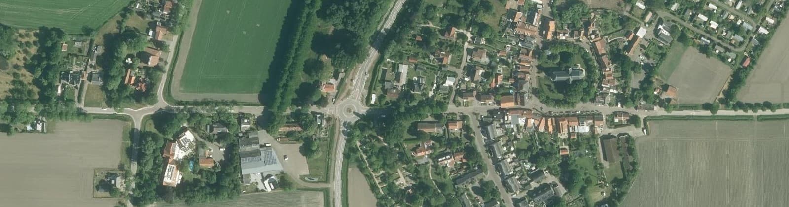Luchtfoto van Noordgouwe