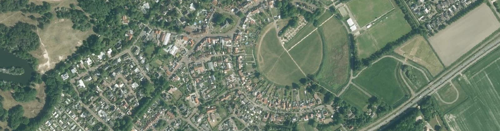 Luchtfoto van Burgh