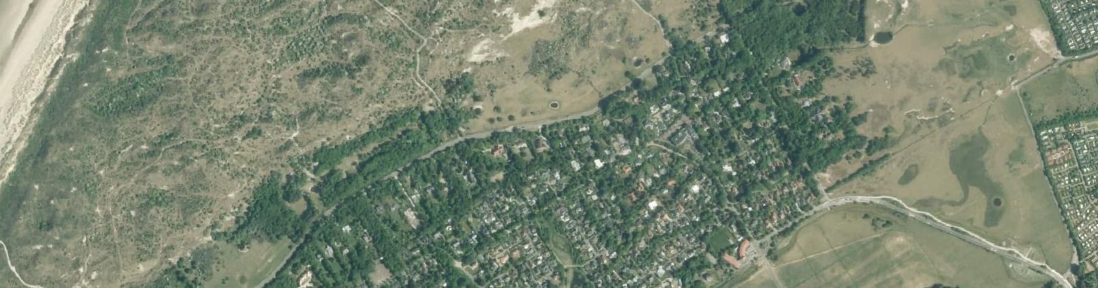 Luchtfoto van Nieuw-Haamstede