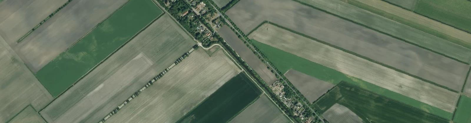Luchtfoto van Eexterveenschekanaal