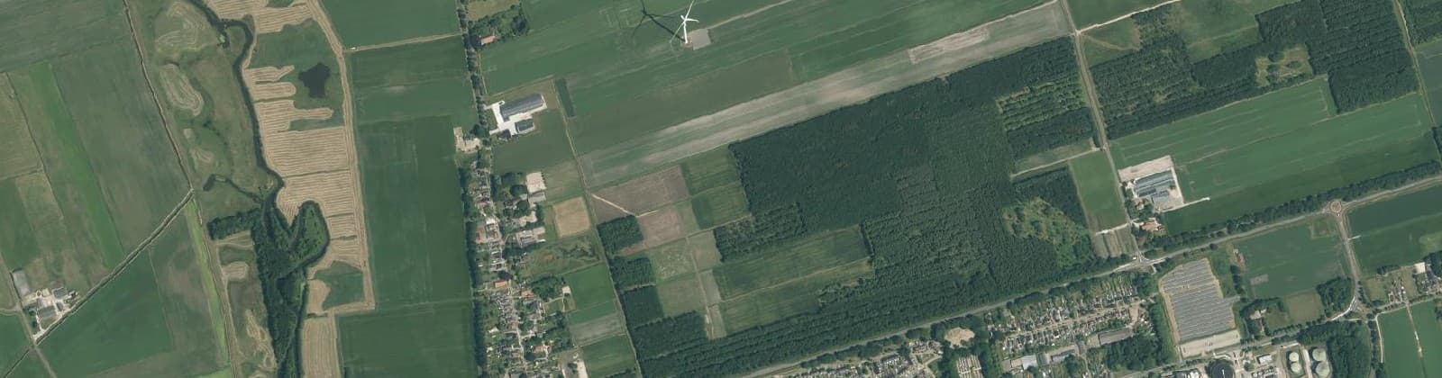 Luchtfoto van Verspreide huizen Gasselternijveen