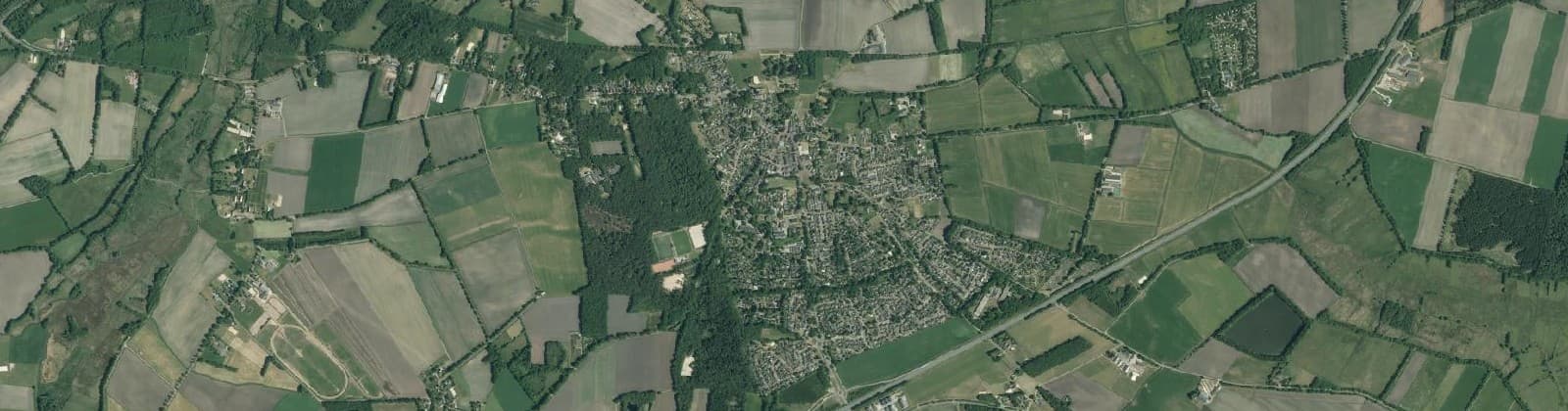 Luchtfoto van Rolde