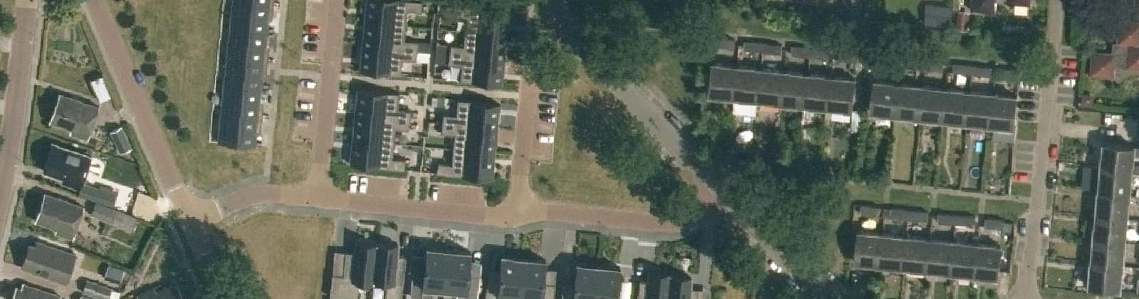 Luchtfoto van Hunzedal