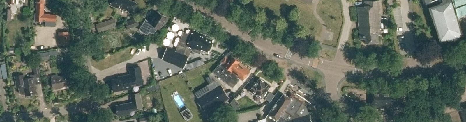 Luchtfoto van Oud Exloo