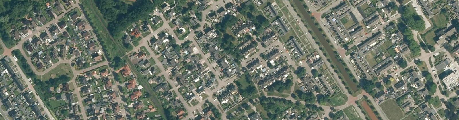 Luchtfoto van Parklaan west