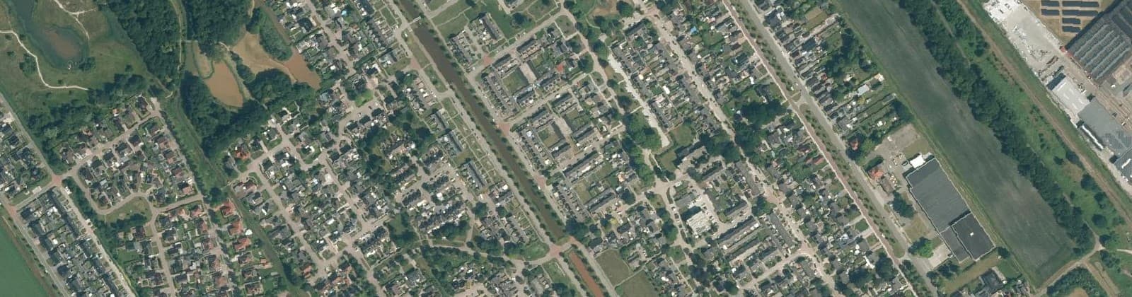 Luchtfoto van Parklaan Oost