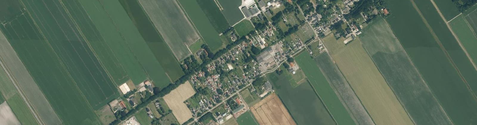 Luchtfoto van Nieuw-Buinen Midden