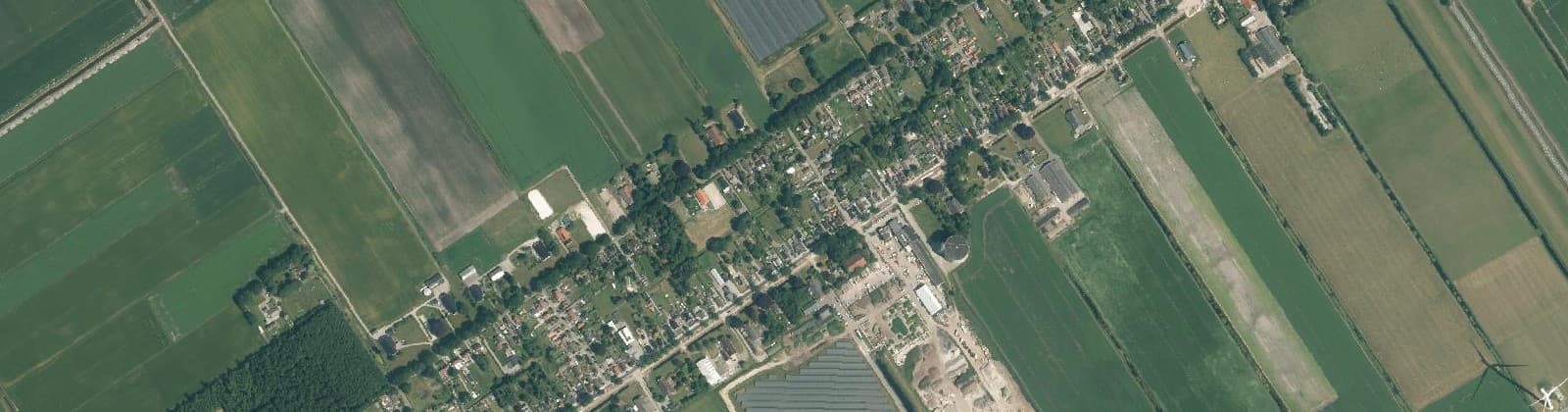 Luchtfoto van Nieuw-Buinen West
