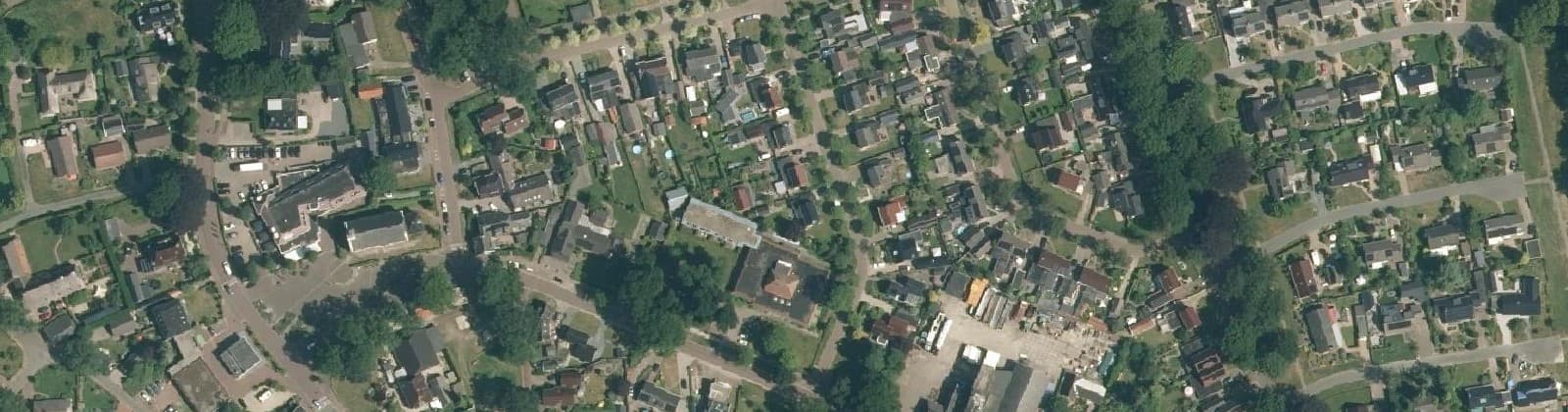 Luchtfoto van Nieuwe Kampen
