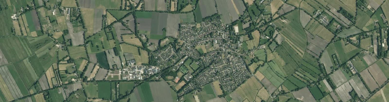 Luchtfoto van Ruinen