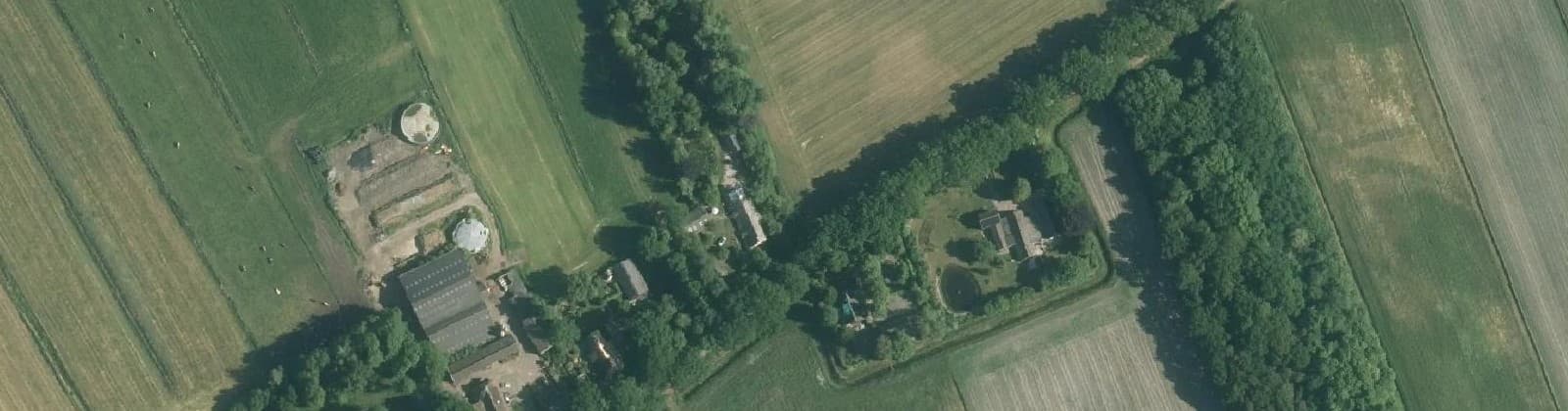 Luchtfoto van Ruinerweide