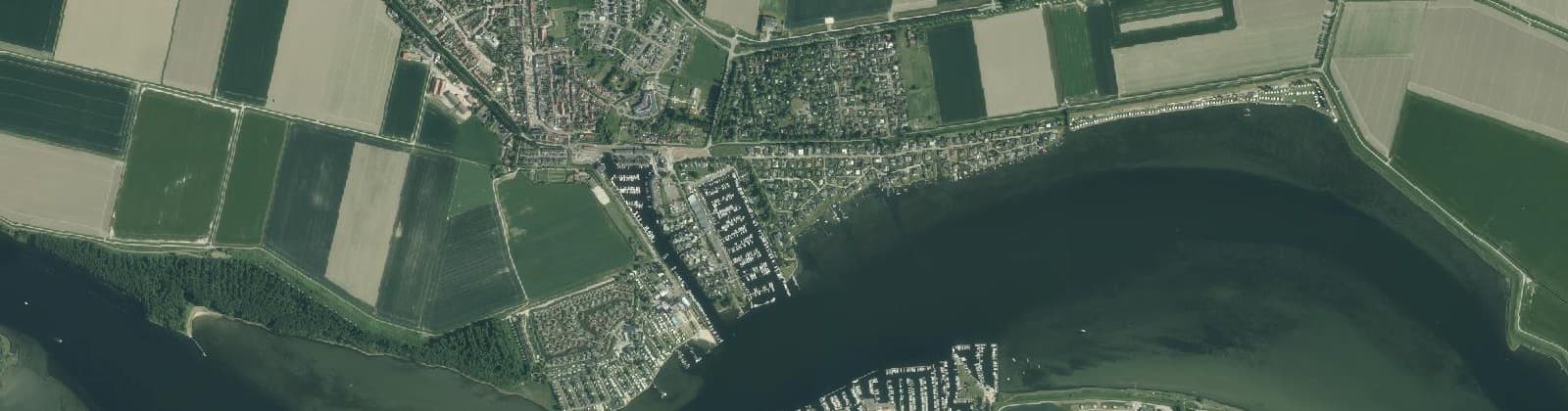 Luchtfoto van Kortgene-Oost